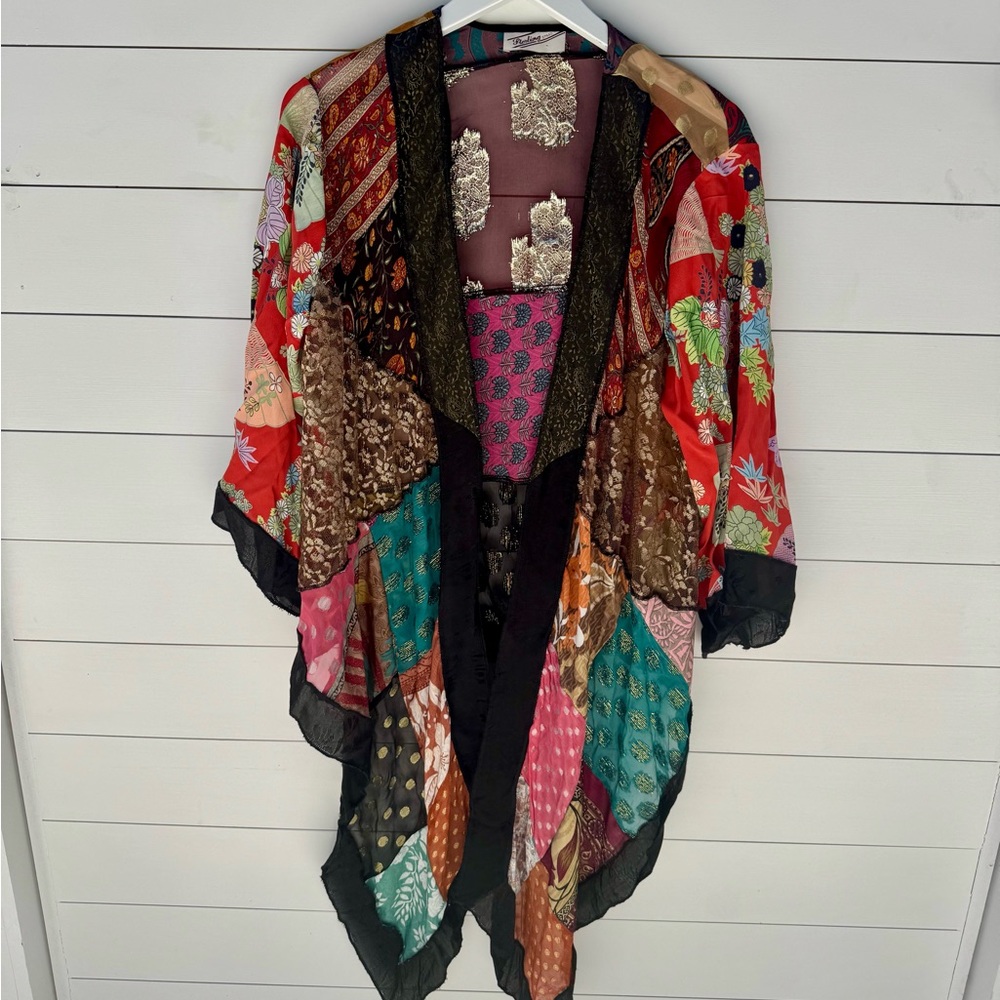 Kimono Made In India Private Label Artsilk Multic… - image 1